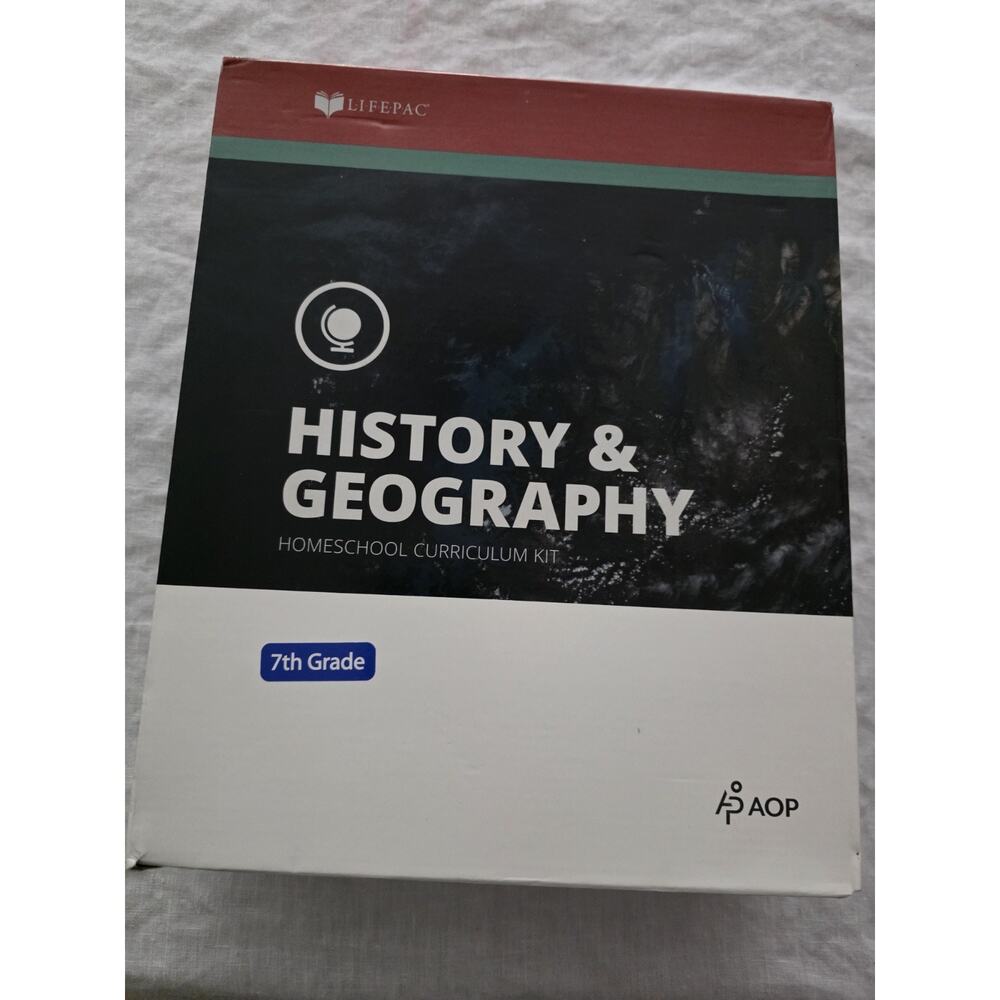 Lifepac Homeschool AOP 7th Grade History & Geography Unit 6 - 10 + Teacher Guide